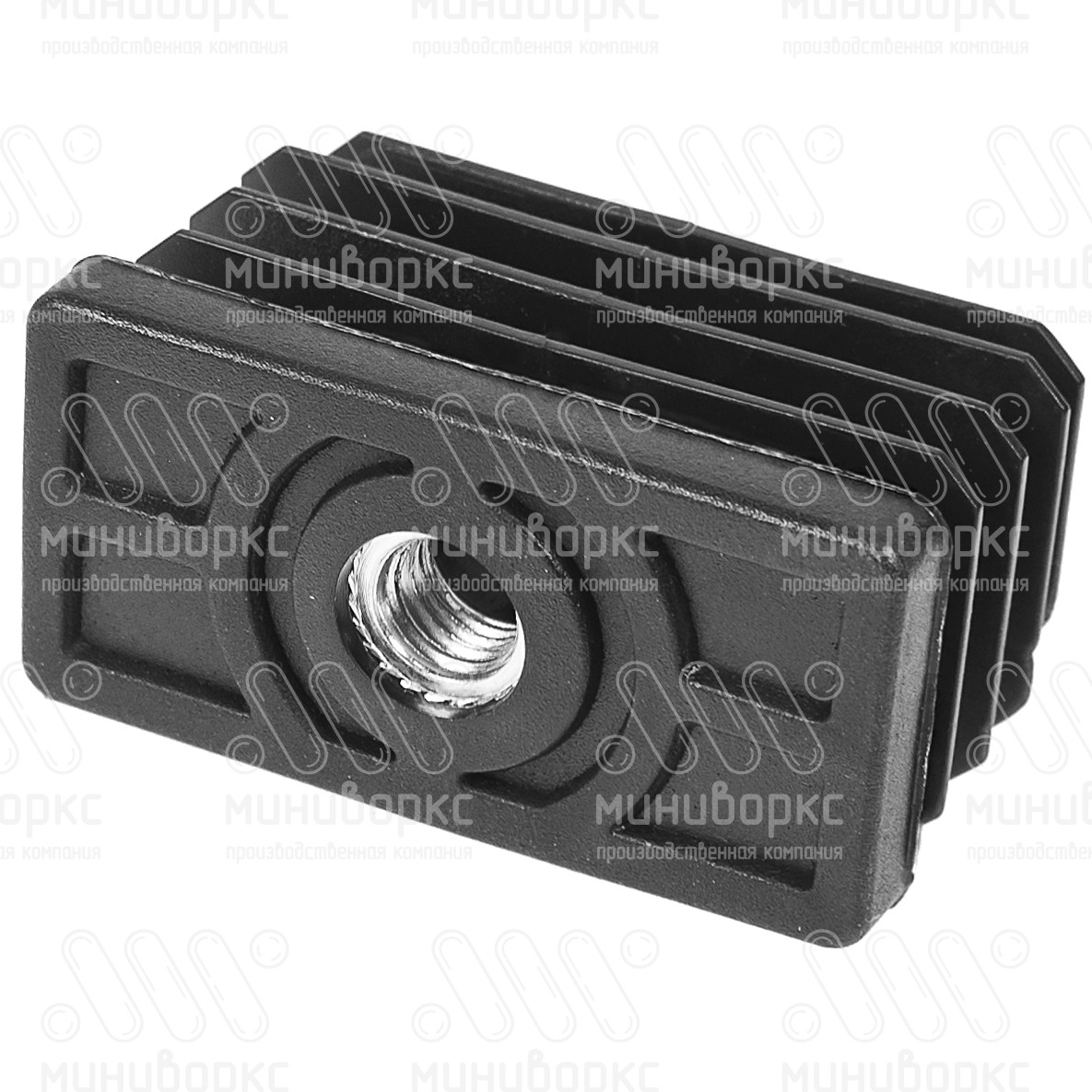 Комплекты прямоугольных заглушек с опорами 60x30 – 30-60M8.D25x45 | картинка 4