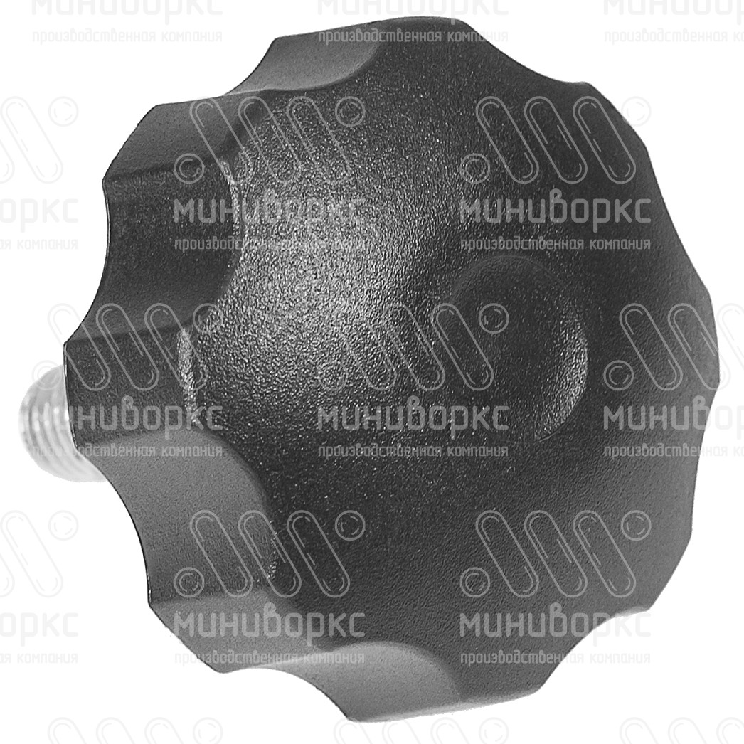 Фиксатор пластиковый с рукояткой m12x40 60 – Ф60М12-40ЧН | картинка 3