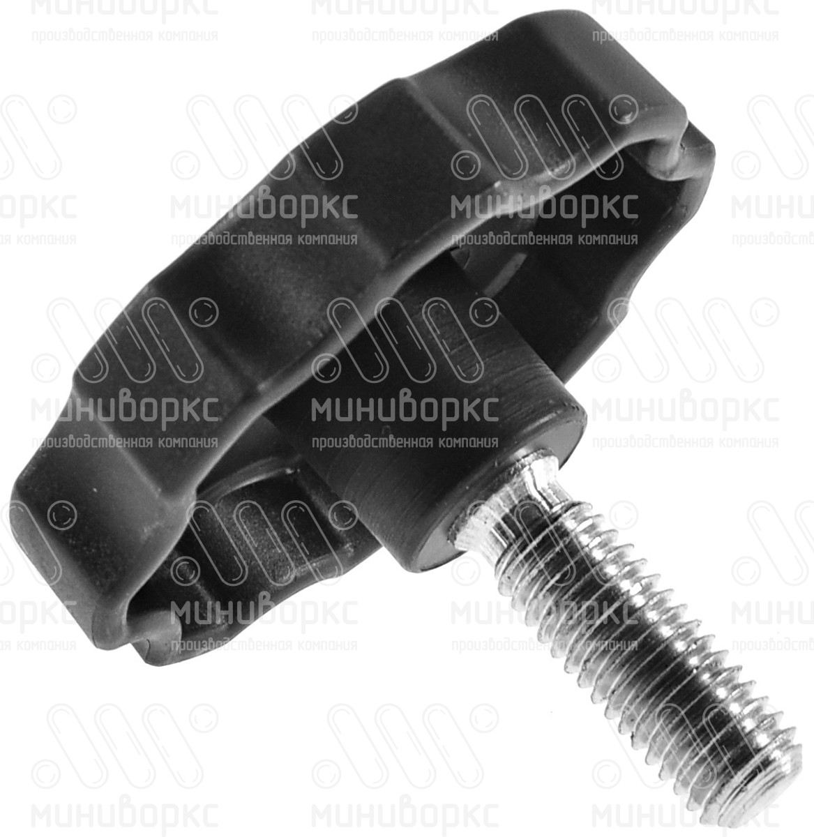 Фиксатор пластиковый с рукояткой m10x25 60 – 114122140N | картинка 2