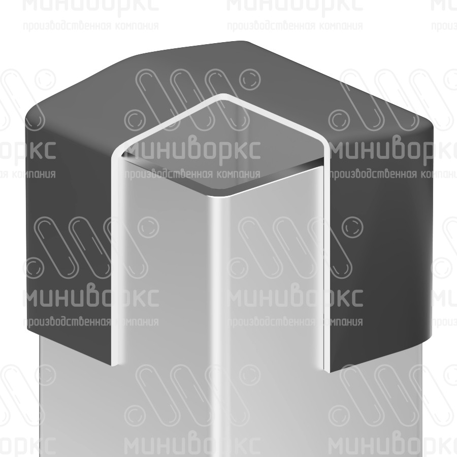 Квадратные заглушки для профильных труб 60x60 – CBPR60x60 | картинка 4