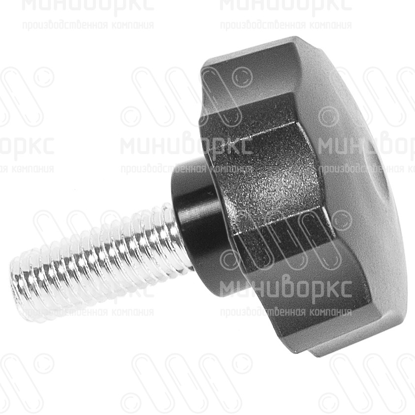 Фиксатор пластиковый с рукояткой m12x10 50 – Ф50М12-10ЧС | картинка 2