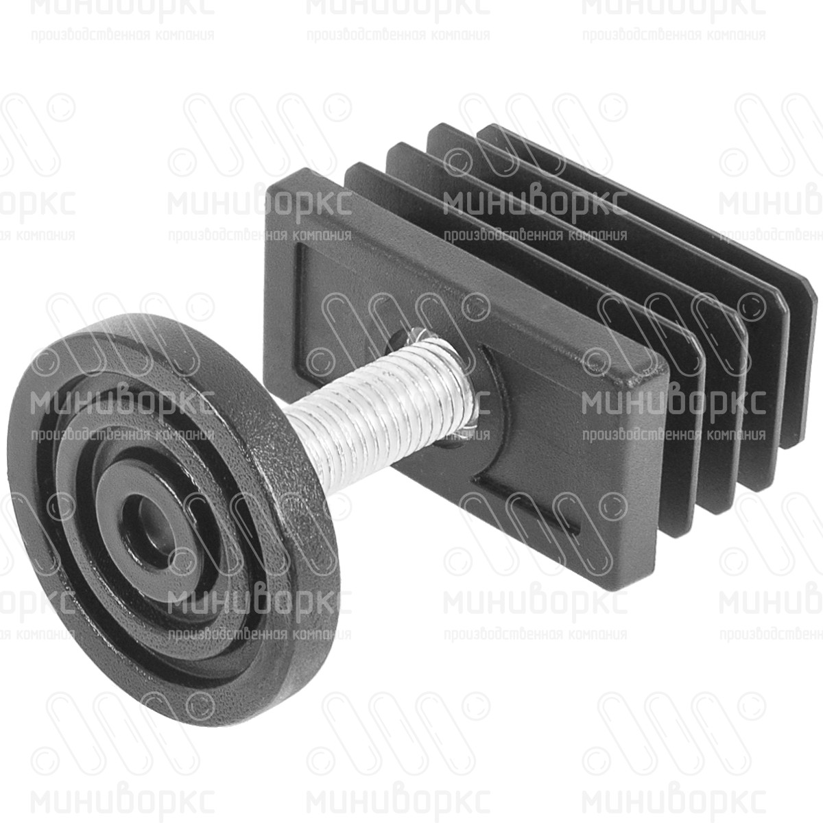 Комплекты прямоугольных заглушек с опорами 50x25 – 25-50M10.D40x60 | картинка 3