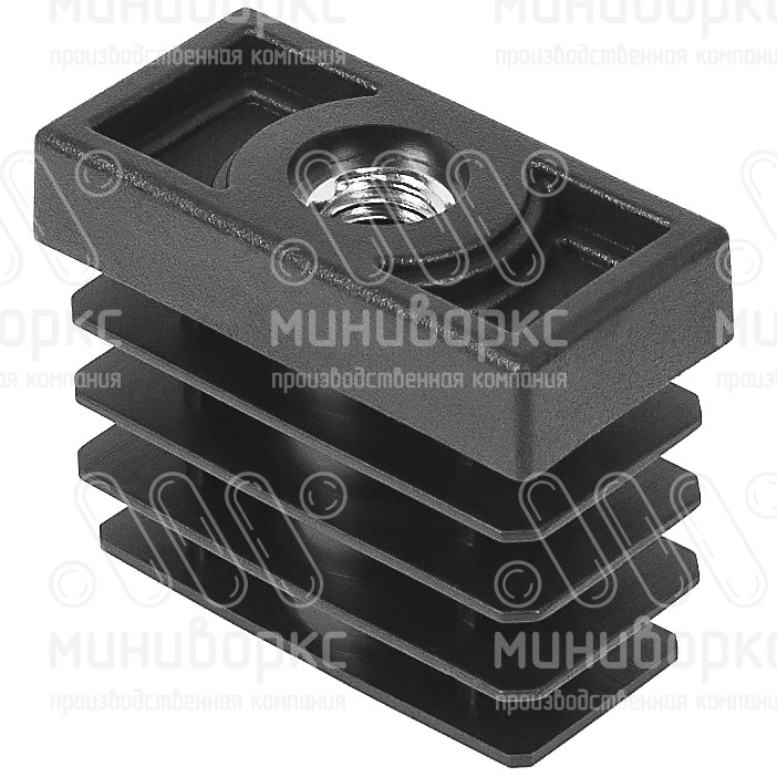 Заглушки для прямоугольной трубы 40x20 – 20-40М10НЧС | картинка 1