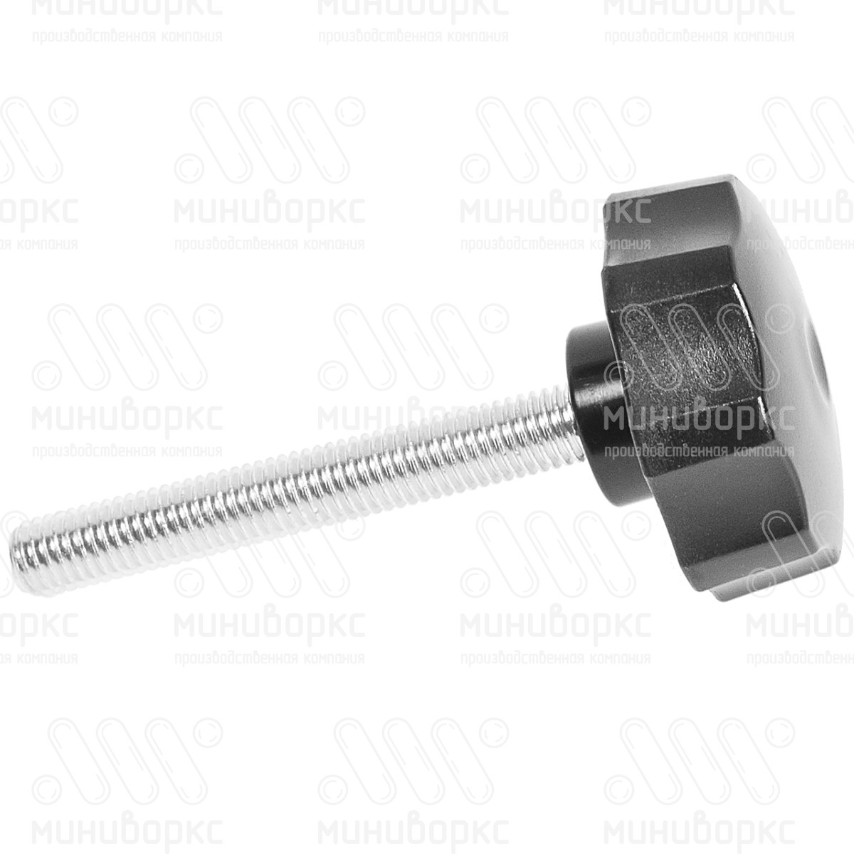 Фиксатор пластиковый с рукояткой m10x70 50 – Ф50М10-70ЧС | картинка 2