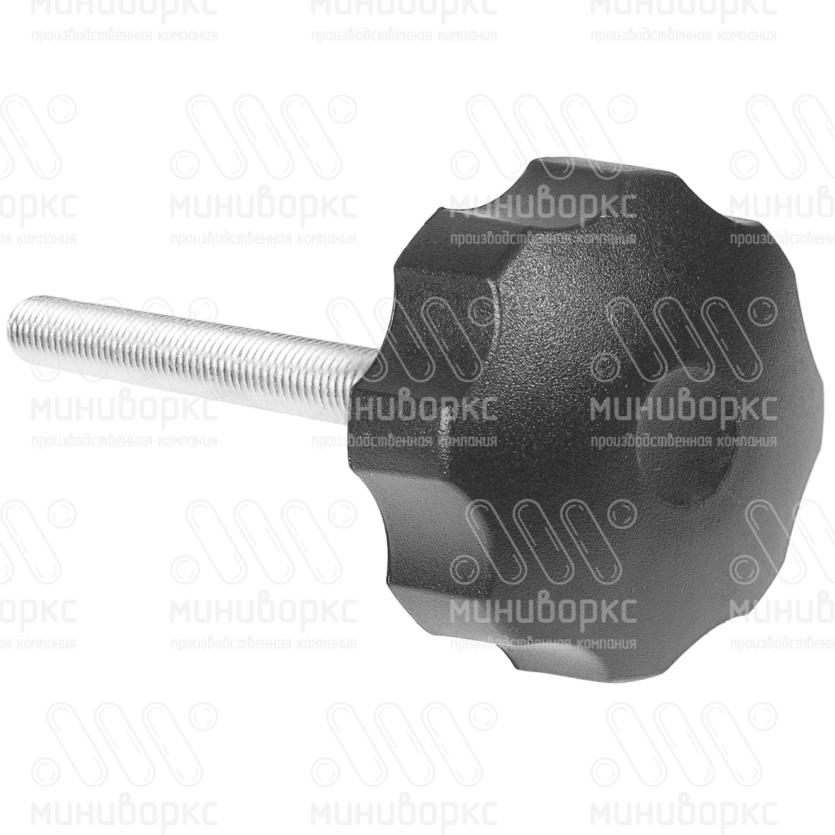 Фиксатор пластиковый с рукояткой m8x125 60 – Ф60М8-125ЧН | картинка 3